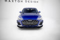 Maxton Design Street Pro Street+ Spoilerlippe Front Ansatz + Flaps passend für Audi A3 S-Line Limousine / S3 Limousine 8Y Facelift schwarz Hochglanz