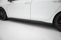 Maxton Design Street+ Seitenschweller Leisten passend für V.1 passend für VW Golf GTI / GTE / GTI Clubsport / GTD / R-Line Mk8 schwarz Hochglanz
