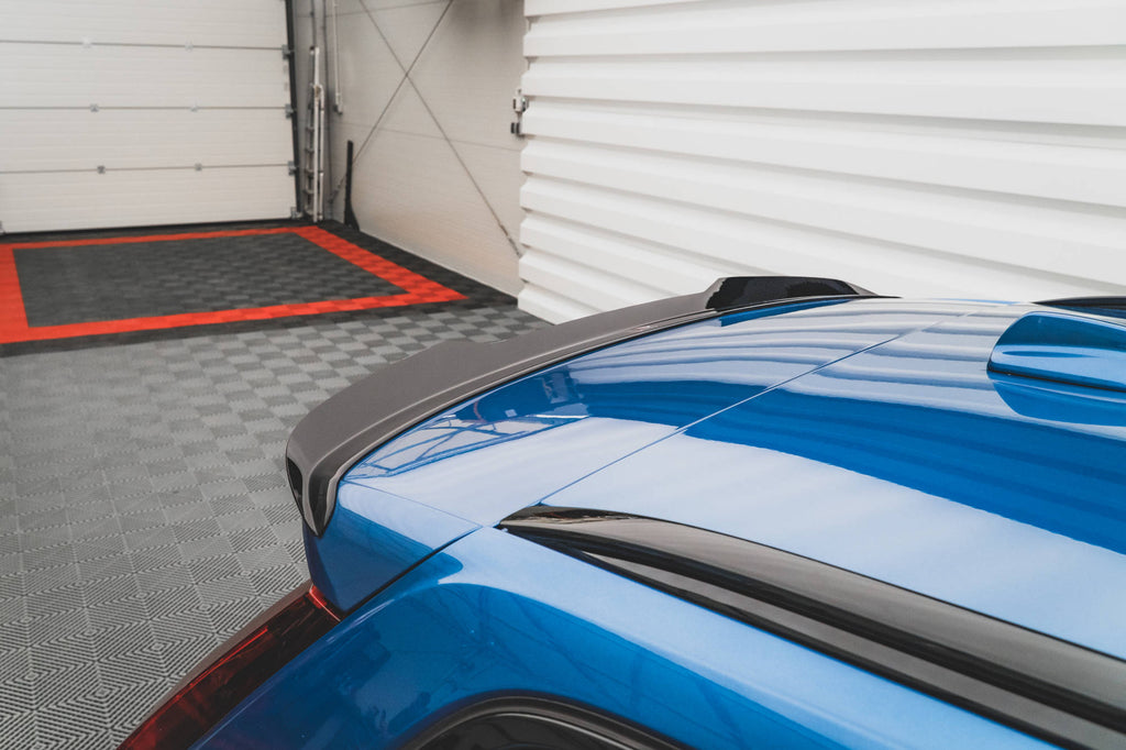 Maxton Design Spoiler CAP passend für Volvo V60 R-Design Mk2 schwarz Hochglanz