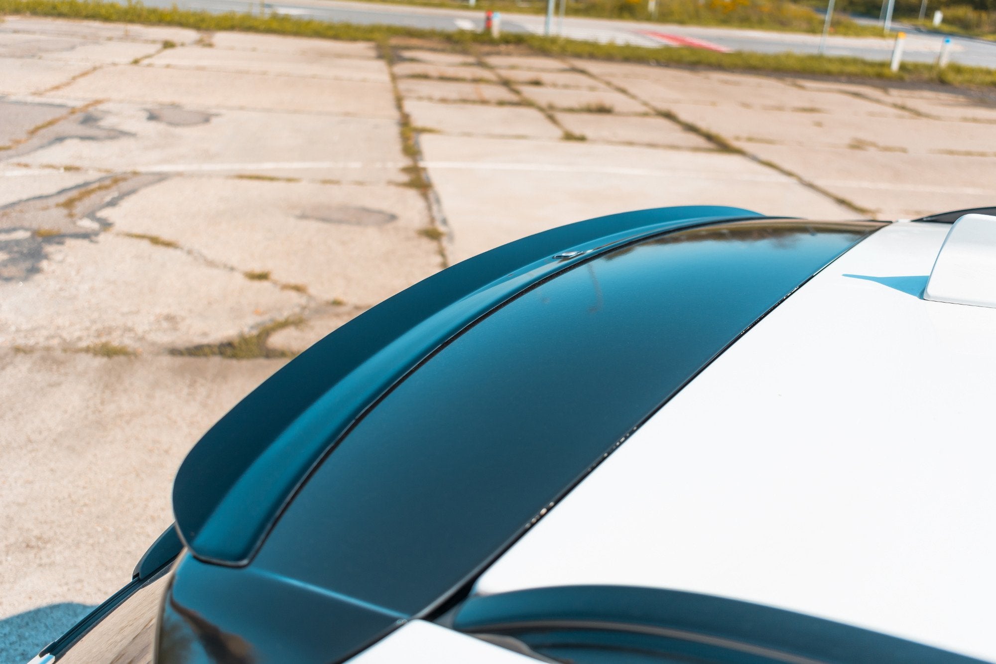 Maxton Design Spoiler CAP passend für BMW X3 M-Paket F25 Facelift schwarz Hochglanz