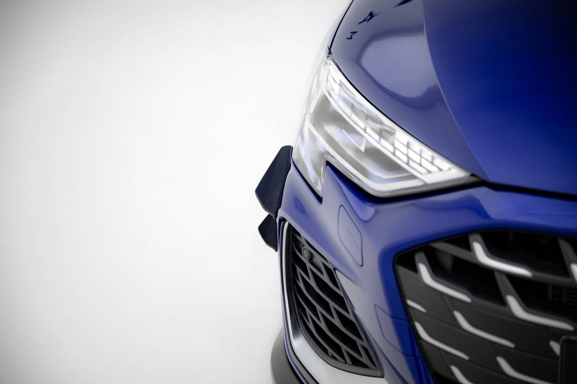 Maxton Design Stoßstangen Flaps Wings vorne Canards passend für Audi A3 S-Line Limousine / S3 Limousine 8Y Facelift