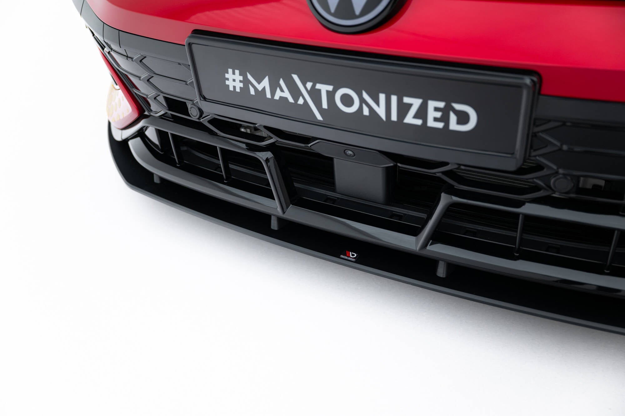 Maxton Design Street Pro Street+ Spoilerlippe Front Ansatz passend für VW Golf GTI Clubsport Mk8 Facelift