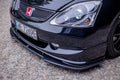 Maxton Design Street+ Spoilerlippe Front Ansatz V.1 passend für HONDA CIVIC EP3 (MK7) TYPE-R/S FACELIFT schwarz Hochglanz