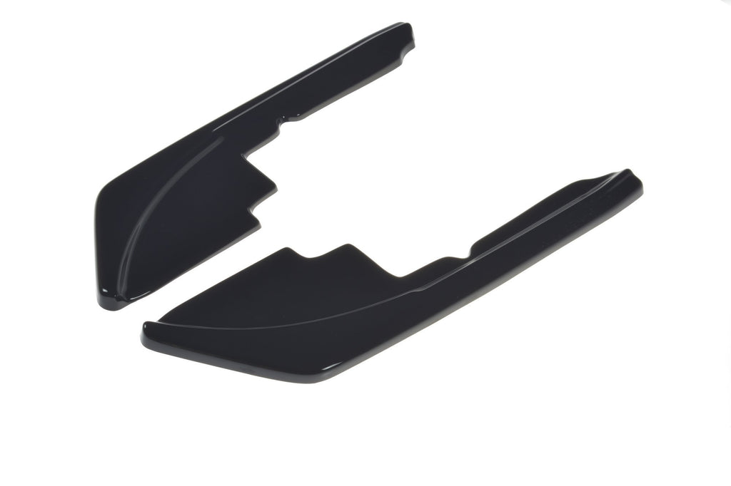 Maxton Design Heck Ansatz Flaps Diffusor passend für Peugeot 508 Benzin Mk2 schwarz Hochglanz