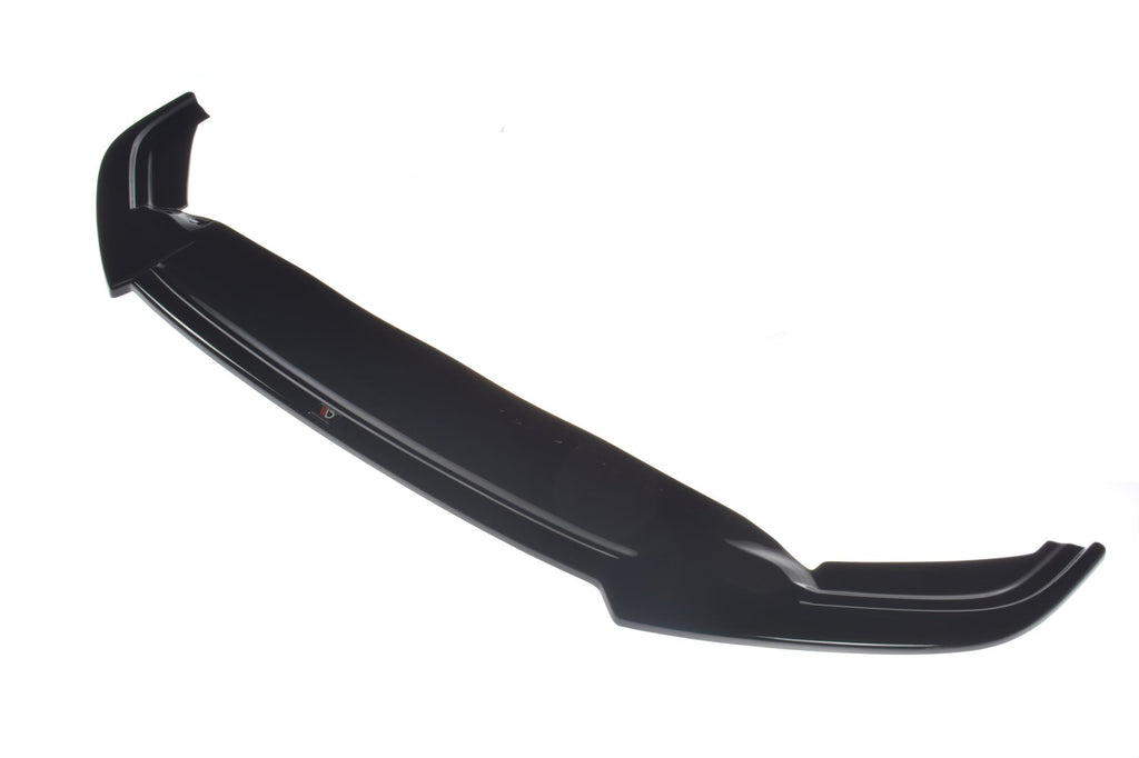 Maxton Design Street+ Spoilerlippe Front Ansatz V.2 passend für VW Passat R-Line B8 schwarz Hochglanz
