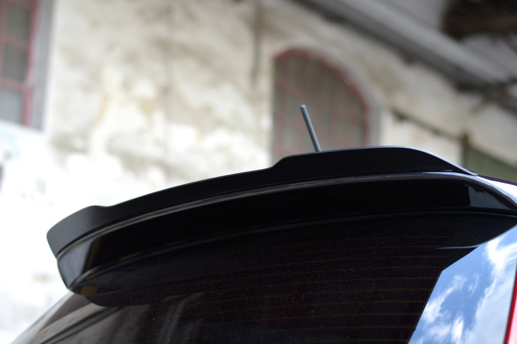 Maxton Design Spoiler CAP passend für Skoda Fabia RS Mk2 schwarz Hochglanz