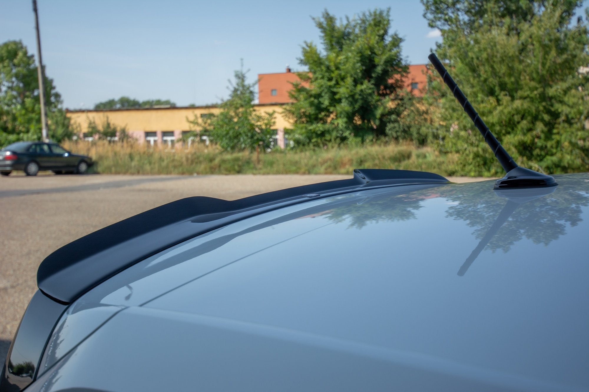 Maxton Design Spoiler CAP passend für VW Polo GTI / R-line Mk6 schwarz Hochglanz