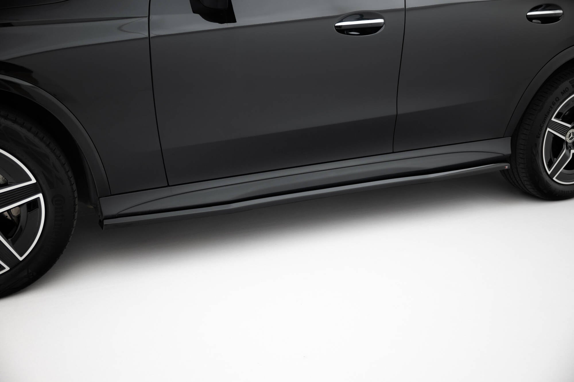 Maxton Design Street+ Seitenschweller Leisten passend für Mercedes-Benz GLC Coupe AMG-Line C254 schwarz Hochglanz