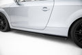 Maxton Design Street+ Seitenschweller Leisten passend für V.1 passend für Audi TT S / TT S-Line 8J Facelift schwarz Hochglanz