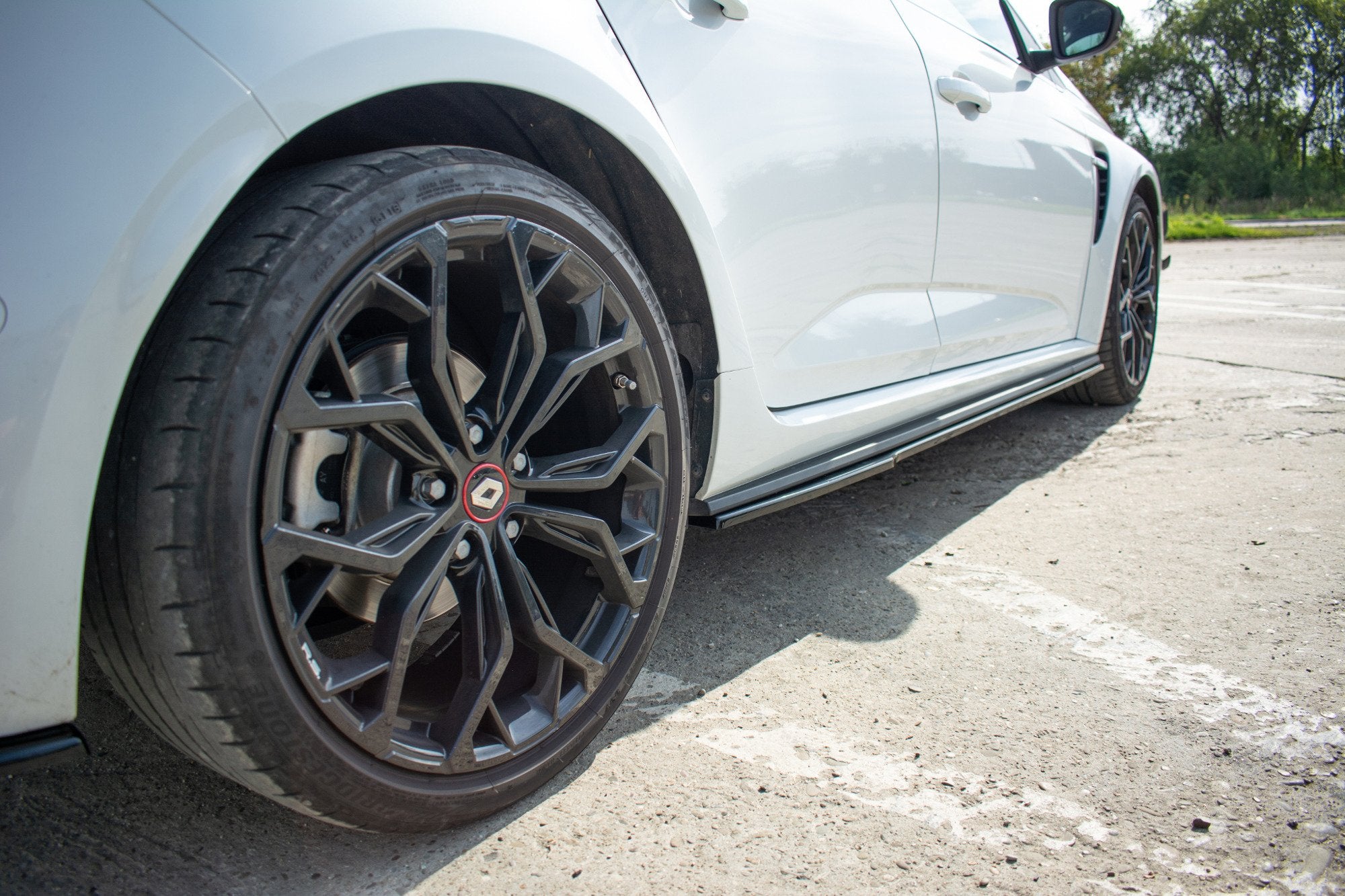 Maxton Design Seitenschweller Ansatz für Renault Megane IV RS Carbon Look