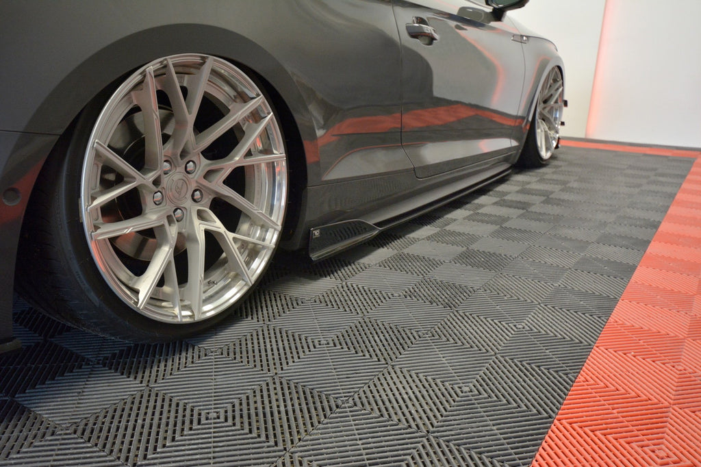 Maxton Design Street+ Seitenschweller Leisten passend für Audi S5 / A5 S-Line F5 Coupe