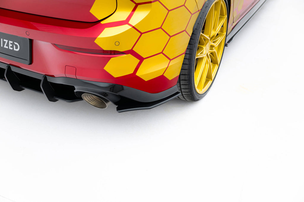 Maxton Design Street Pro Heck Ansatz Flaps Diffusor passend für VW Golf GTI Clubsport Mk8 Facelift