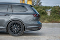 Maxton Design Heck Ansatz Flaps Diffusor passend für VW Passat R-Line B8 schwarz Hochglanz