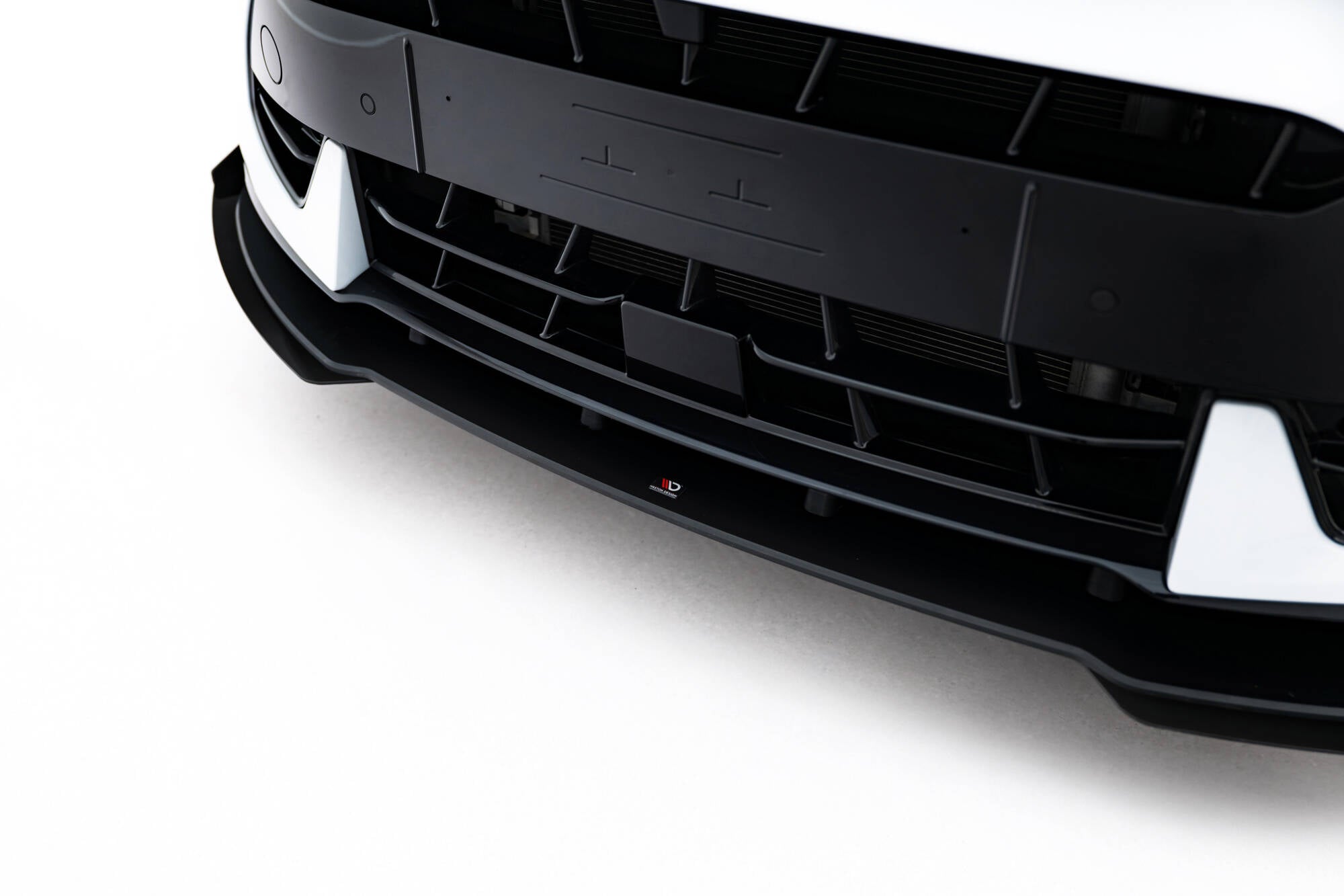 Maxton Design Street Pro Street+ Spoilerlippe Front Ansatz + Flaps passend für Cupra Formentor Mk1 Facelift schwarz Hochglanz