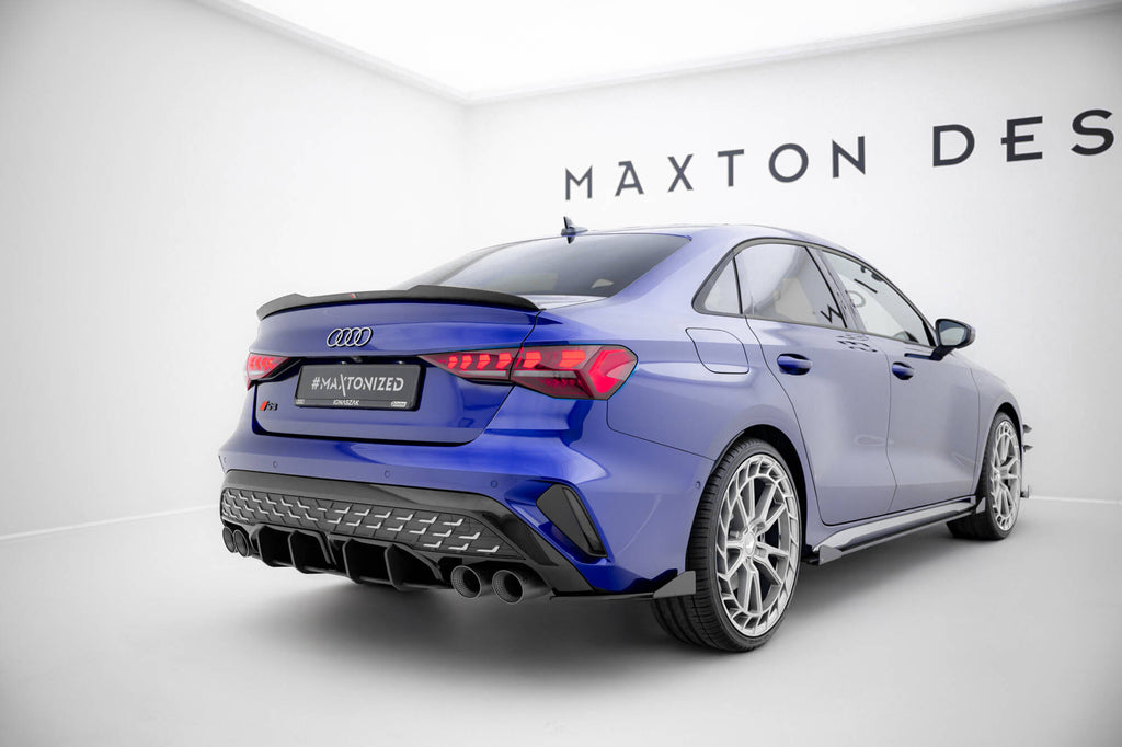 Maxton Design Street Pro Heckschürze passend für Audi S3 Limousine 8Y Facelift
