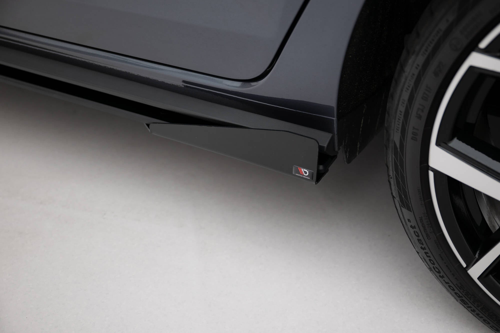 Maxton Design Seitenschweller Flaps passend für VW Polo GTI Mk6 Facelift schwarz Hochglanz