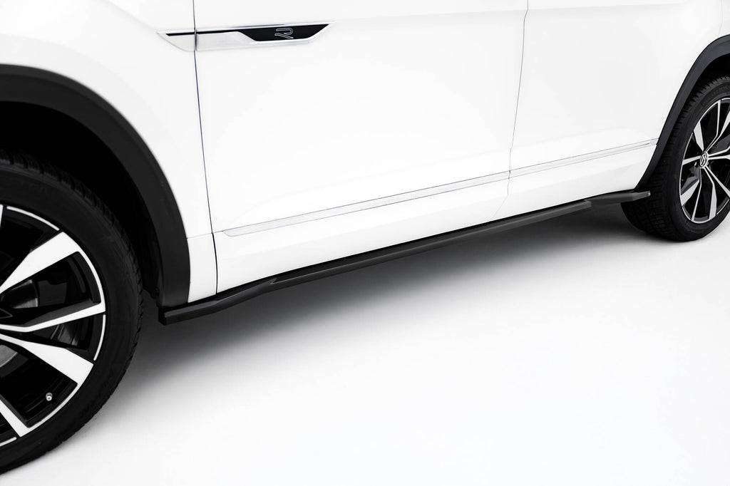 Maxton Design Street+ Seitenschweller Leisten passend für VW Atlas R-Line Mk1 Facelift 2 schwarz Hochglanz