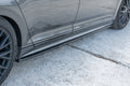 Maxton Design Seitenschweller Ansatz für Volkswagen Passat R-Line B8 Carbon Look