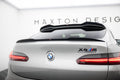 Maxton Design Spoiler CAP passend für Niedriger BMW X4 M-Paket G02 / X4 M F98 schwarz Hochglanz