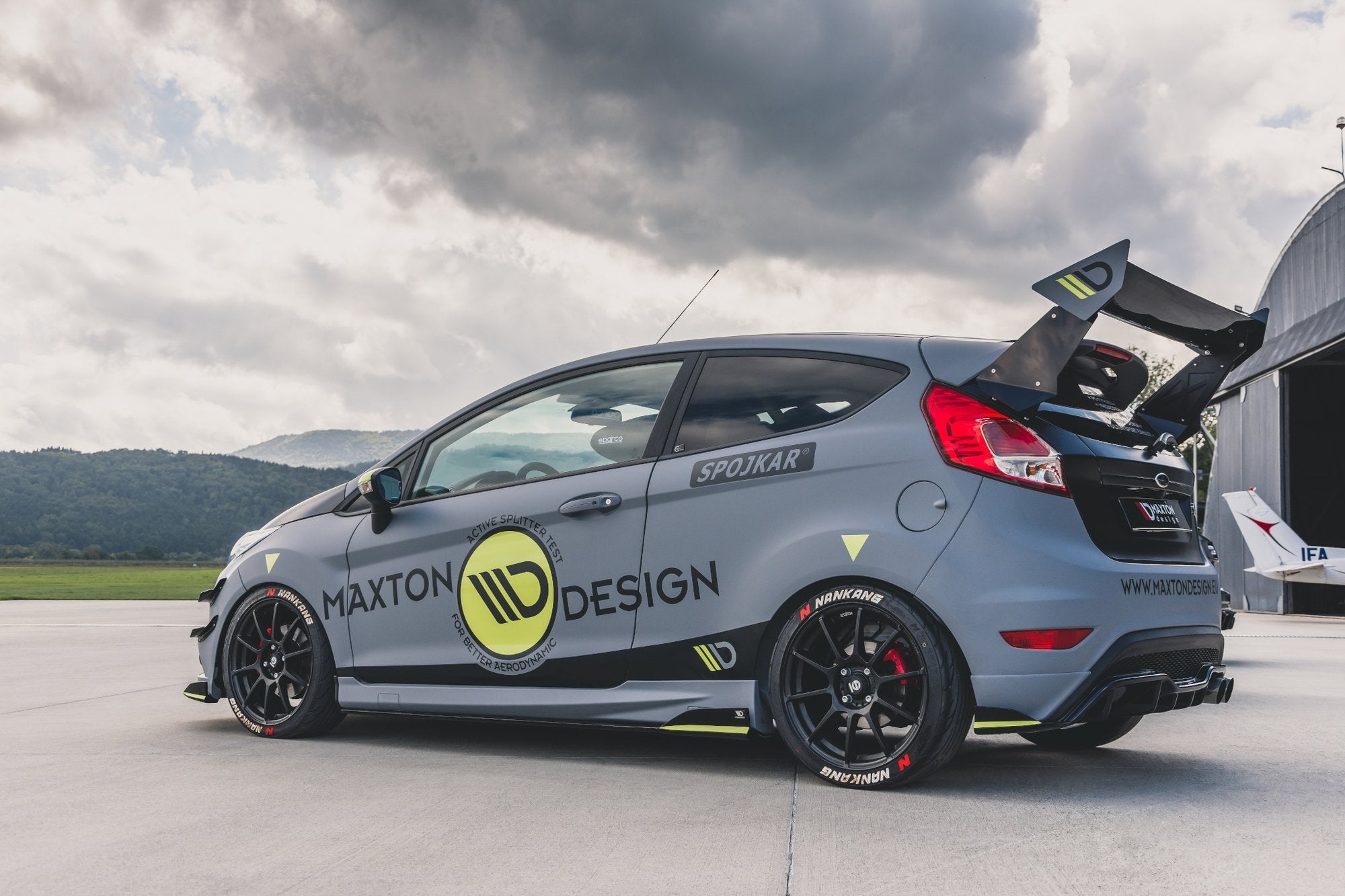 Maxton Design Street+ Seitenschweller Leisten passend für Ford Fiesta 7 ST Facelift
