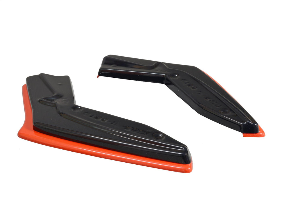 Maxton Design Heck Ansatz Flaps Diffusor V.2 passend für Toyota GT86 Facelift schwarz Hochglanz