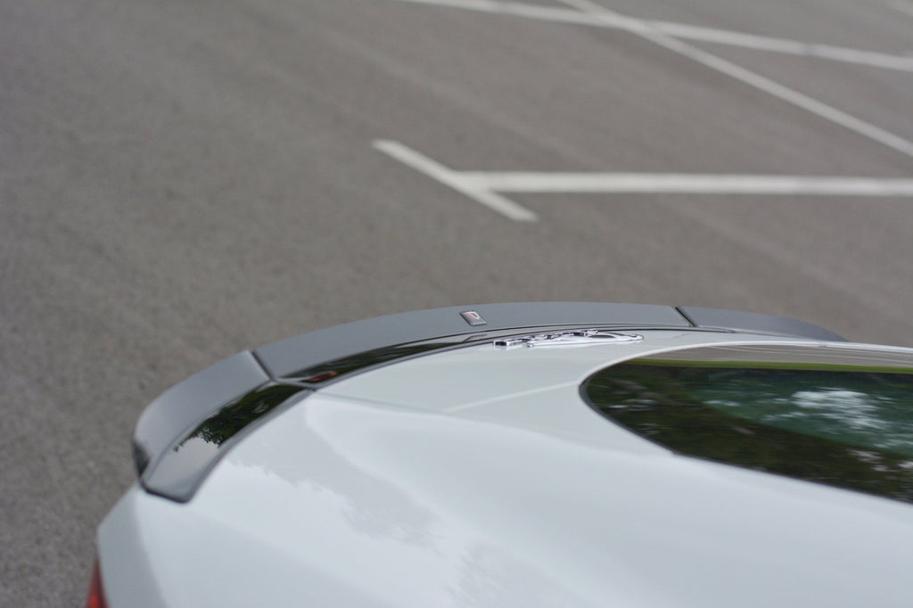 Maxton Design Spoiler CAP passend für Jaguar F-Type X152 schwarz Hochglanz