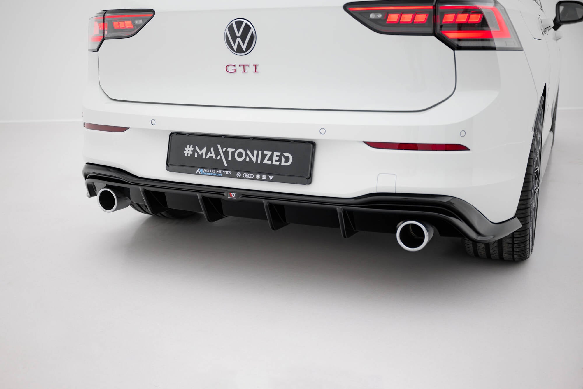 Maxton Design Diffusor Heck Ansatz V.4 passend für VW Golf GTI Mk8