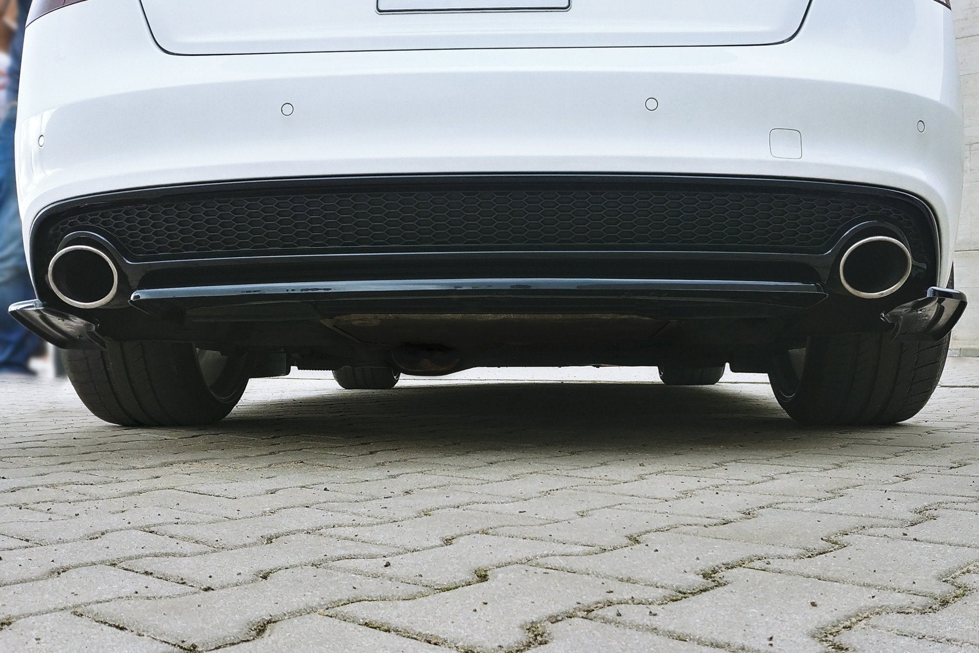 Maxton Design Heckansatz Audi A5 S-Line 8T Facelift schwarz Hochglanz für Audi A5 / S5 / RS5
