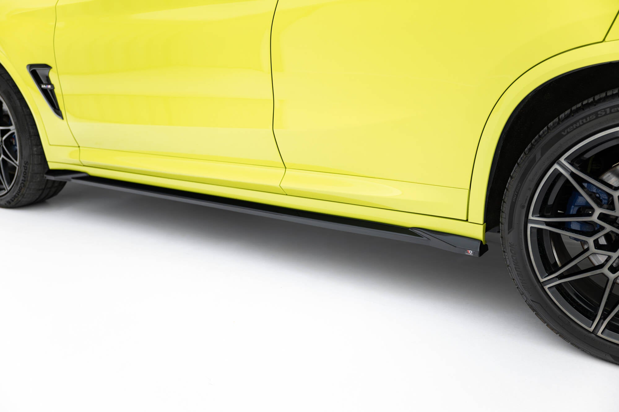 Maxton Design Street+ Seitenschweller Leisten passend für BMW X4M F98 Facelift schwarz Hochglanz