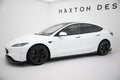 Maxton Design Street+ Seitenschweller Leisten passend für V.1 passend für Tesla Model 3 Performance Mk1 Facelift schwarz Hochglanz