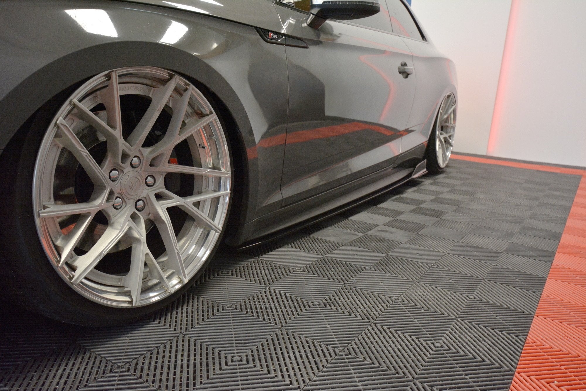 Maxton Design Street+ Seitenschweller Leisten passend für Audi S5 / A5 S-Line F5 Coupe