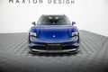 Maxton Design Street+ Spoilerlippe Front Ansatz passend für Porsche Taycan Cross Turismo 4S schwarz Hochglanz