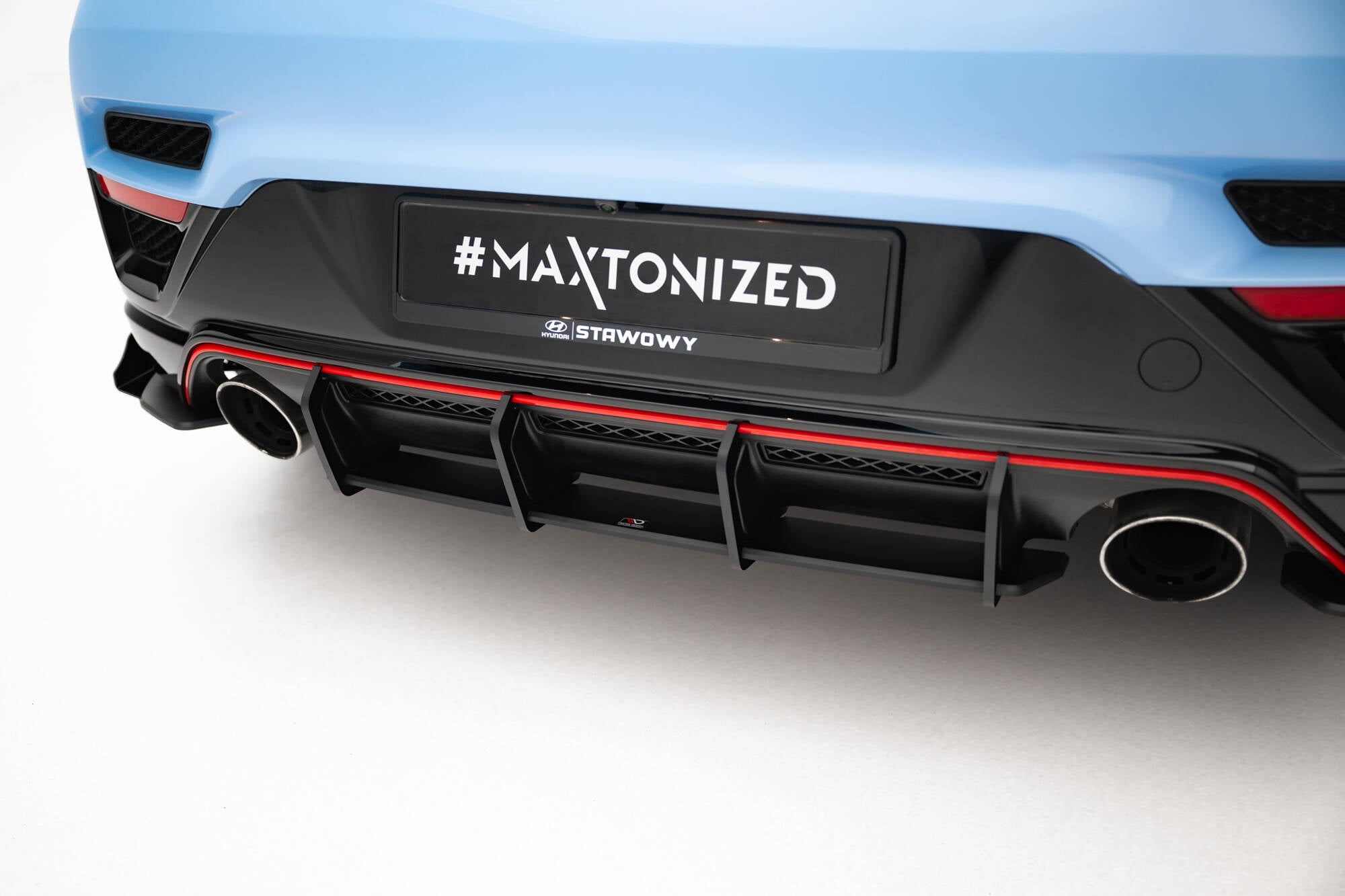 Maxton Design Street Pro Heckschürze passend für Hyundai Veloster N Mk2