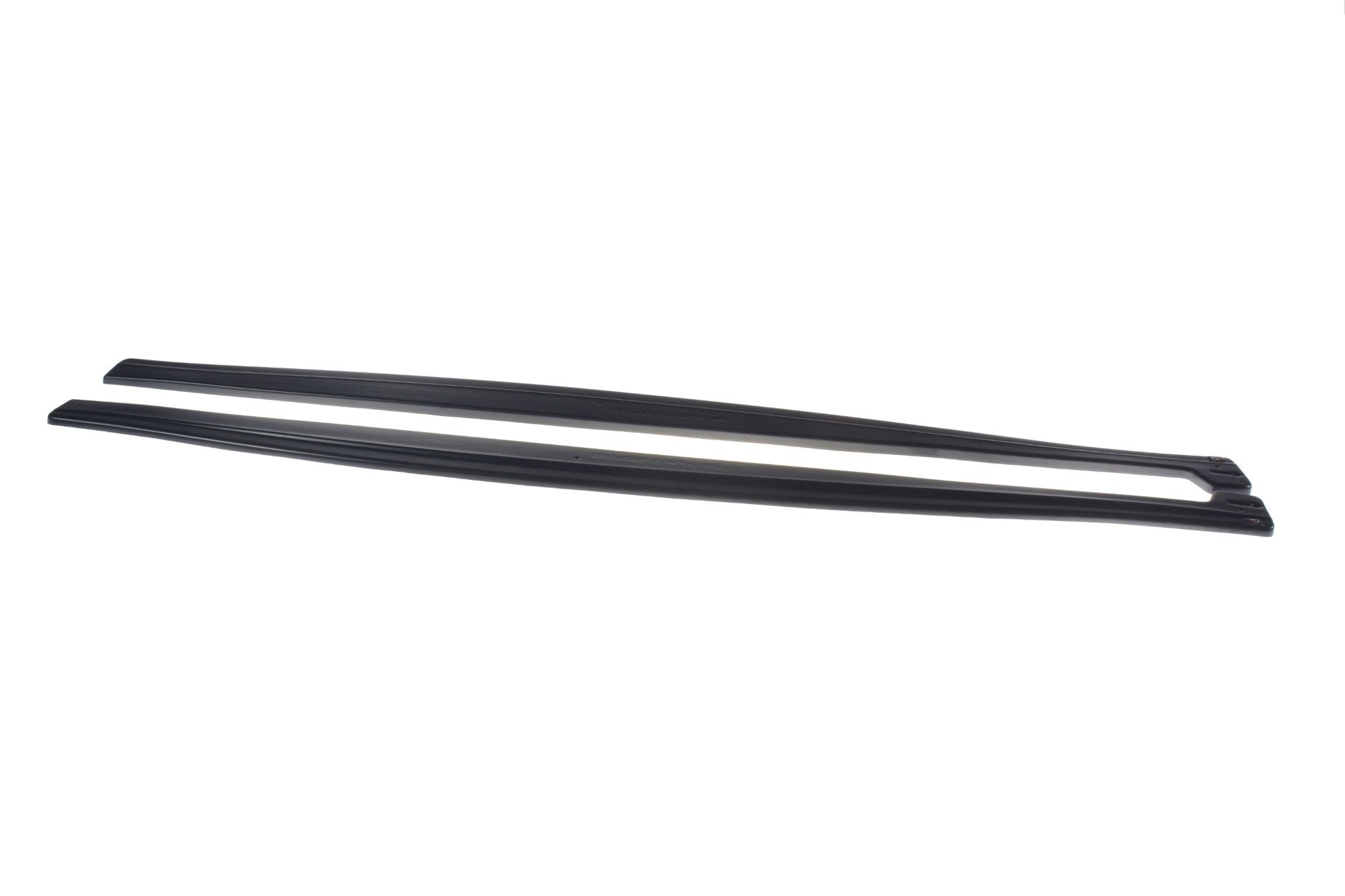 Maxton Design Seitenschweller Ansatz für JAGUAR XF- R schwarz matt