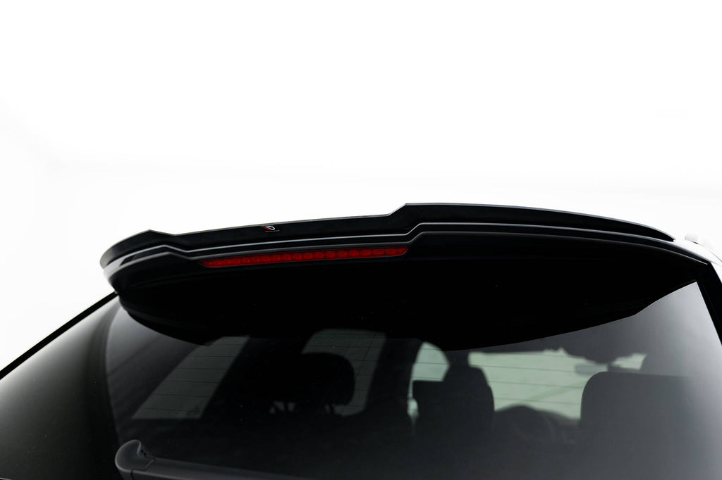 Maxton Design Spoiler CAP passend für Audi Q7 S-Line / SQ7 Mk2 Facelift 2 schwarz Hochglanz