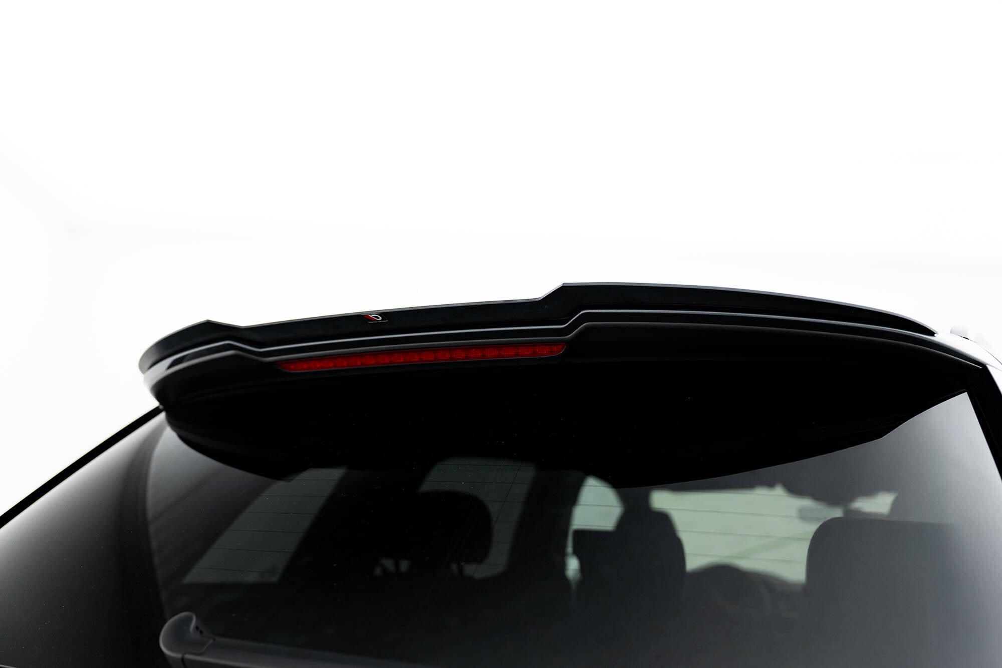 Maxton Design Spoiler CAP passend für Audi Q7 S-Line / SQ7 Mk2 Facelift 2 schwarz Hochglanz