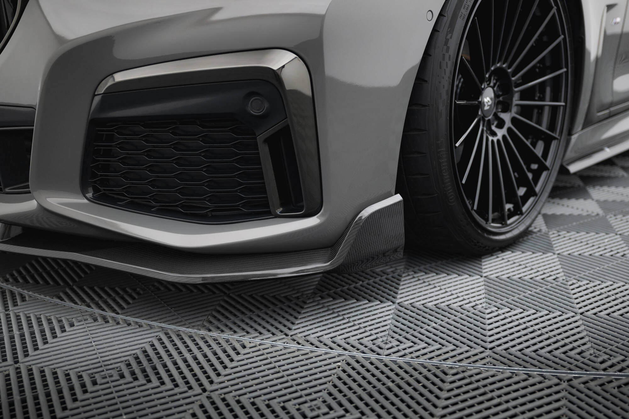 Maxton Design Set of Carbon Fiber Splitters BMW 7 M-Paket G11 Facelift schwarz matt für BMW