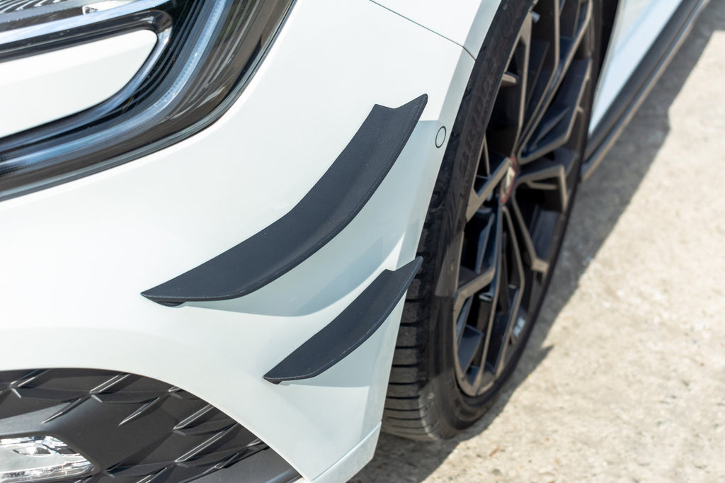 Maxton Design Stoßstangen Flaps Wings vorne Canards passend für Renault Megane IV RS