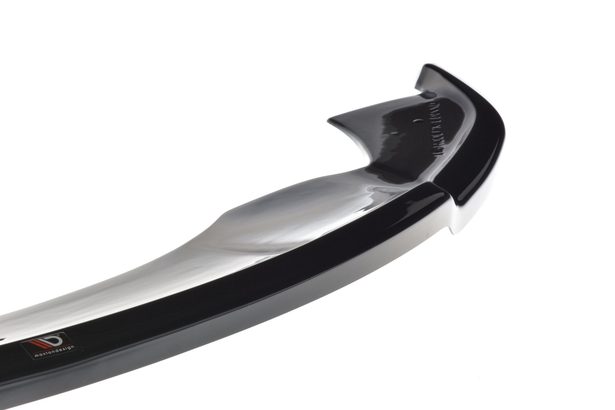 Maxton Design Street+ Spoilerlippe Front Ansatz V.1 passend für TESLA MODEL X schwarz Hochglanz