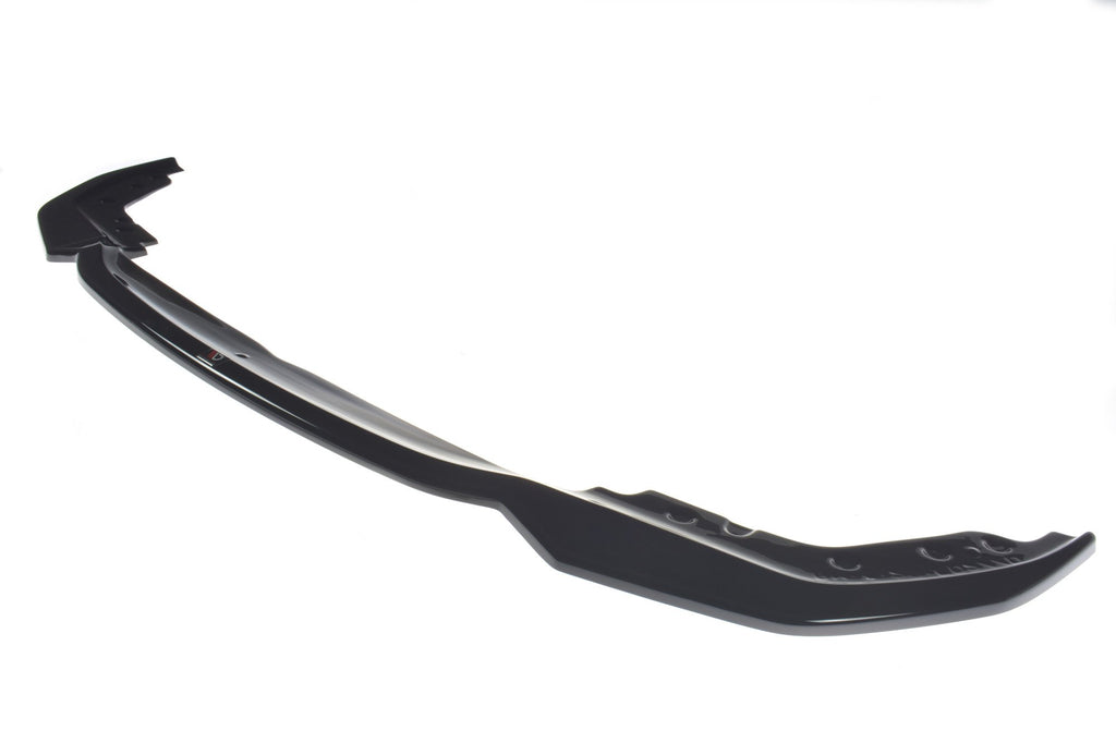 Maxton Design Street+ Spoilerlippe Front Ansatz V.2 passend für BMW 3er M-Paket G20 schwarz Hochglanz