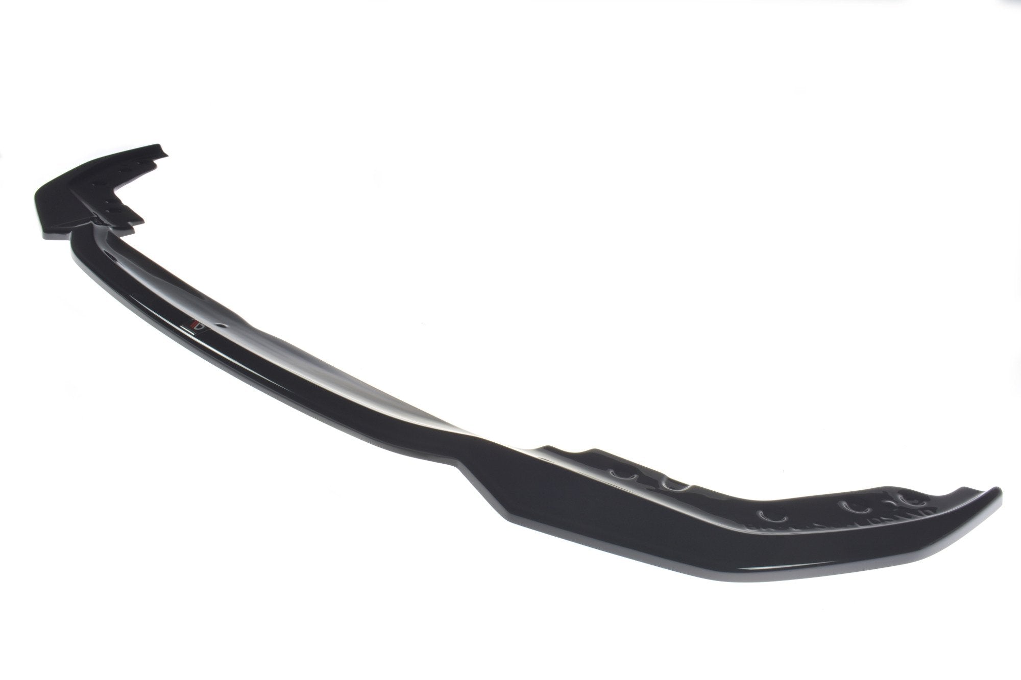 Maxton Design Street+ Spoilerlippe Front Ansatz V.2 passend für BMW 3er M-Paket G20 schwarz Hochglanz