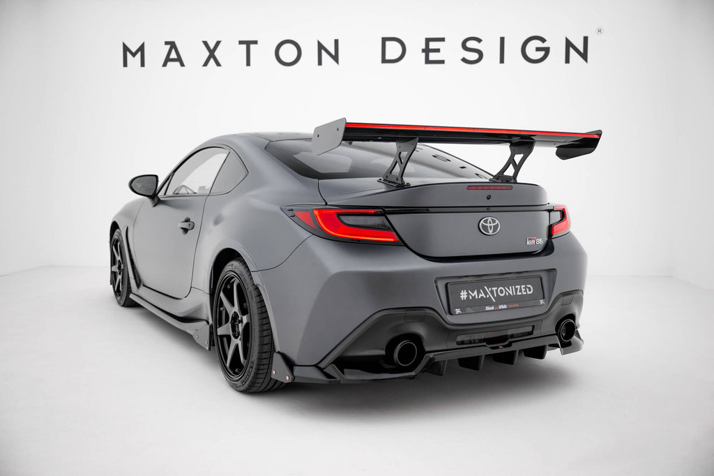 Maxton Design Carbon Spoiler With Internal Brackets Uprights + LED Toyota GR86 / Subaru BRZ Mk2 für Toyota GR86 Mk1