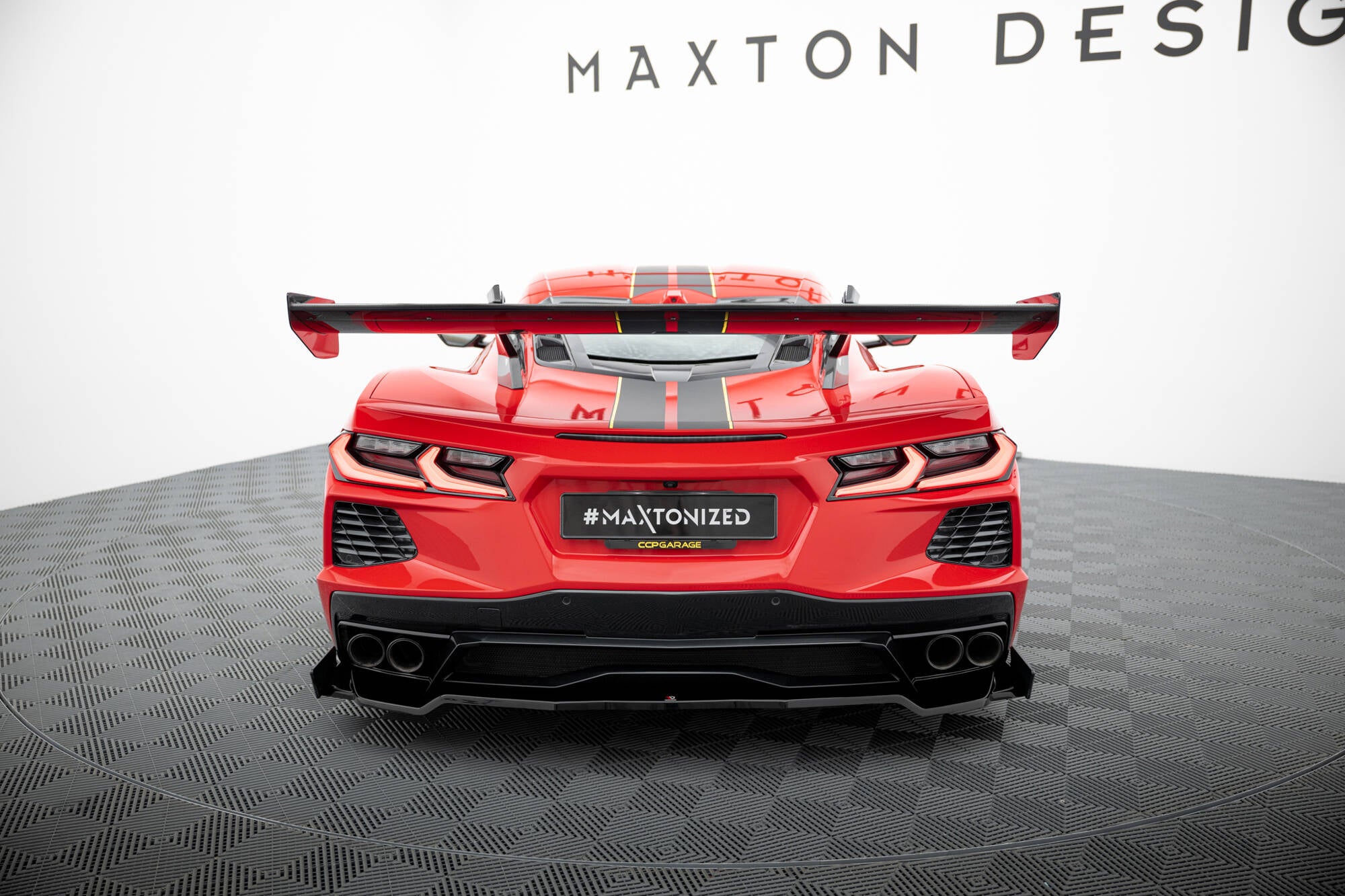 Maxton Design Carbon Spoiler Chevrolet Corvette C8 für Chevrolet Corvette C8