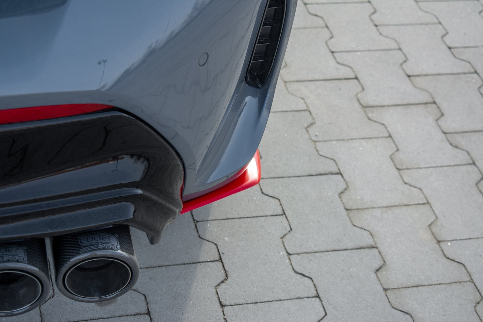 Maxton Design Heck Ansatz Flaps Diffusor V.2 passend für BMW 1er F40 M-Paket