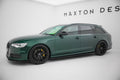 Maxton Design Street+ Seitenschweller Leisten passend für Audi S6 / A6 S-Line C7 schwarz Hochglanz