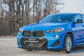 Maxton Design Street+ Spoilerlippe Front Ansatz passend für BMW X2 F39 M-Paket schwarz Hochglanz