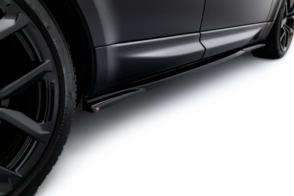 Maxton Design Street+ Seitenschweller Leisten passend für Land Rover Range Rover Sport Mk2 Facelift schwarz Hochglanz