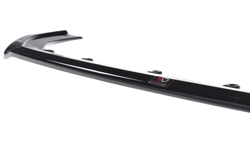 Maxton Design Street+ Spoilerlippe Front Ansatz V.2 passend für Audi RS3 Limousine 8V Facelift schwarz Hochglanz