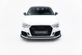 Maxton Design Street+ Spoilerlippe Front Ansatz V.4 passend für Audi RS3 Limousine 8V Facelift schwarz Hochglanz