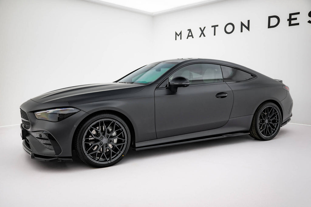 Maxton Design Street+ Seitenschweller Leisten passend für Mercedes-Benz CLE AMG-Line C236 schwarz Hochglanz